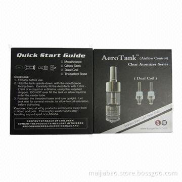Electronic Cigarette, Clearomizers, Areotank, Dual Coil, Easy to Clear